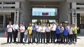 連江縣,海大,馬祖校區,開學,劉增應,巡視校園(圖/連江縣政府提供)中央社