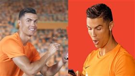 原本C羅任意球踢進射門，怎知全場觀眾都在看手機。（圖／翻攝自YouTube）