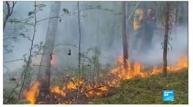 亞馬遜雨林,森林大火,全球關注,西伯利亞,吞噬(圖/France 24 English Youtube頻道)