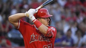 ▲楚奧特（Mike Trout）同場達成43轟、100分打點。（圖／美聯社）