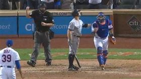 ▲大都會捕手Ramos美技接球。（圖／取自美國職棒）