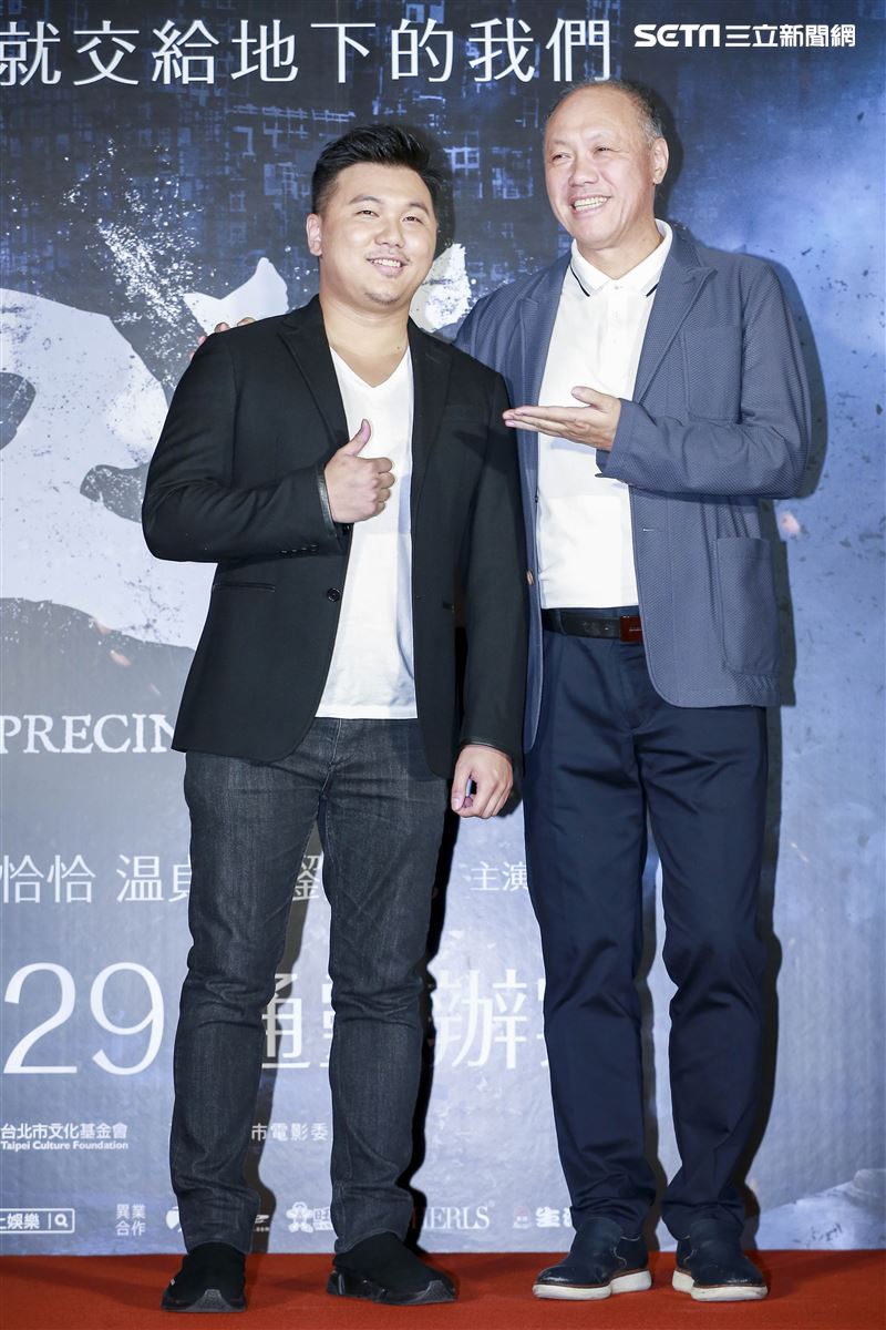 《第九分局》首映會，導演王鼎霖、監製王鈞。（圖／記者林士傑攝影）