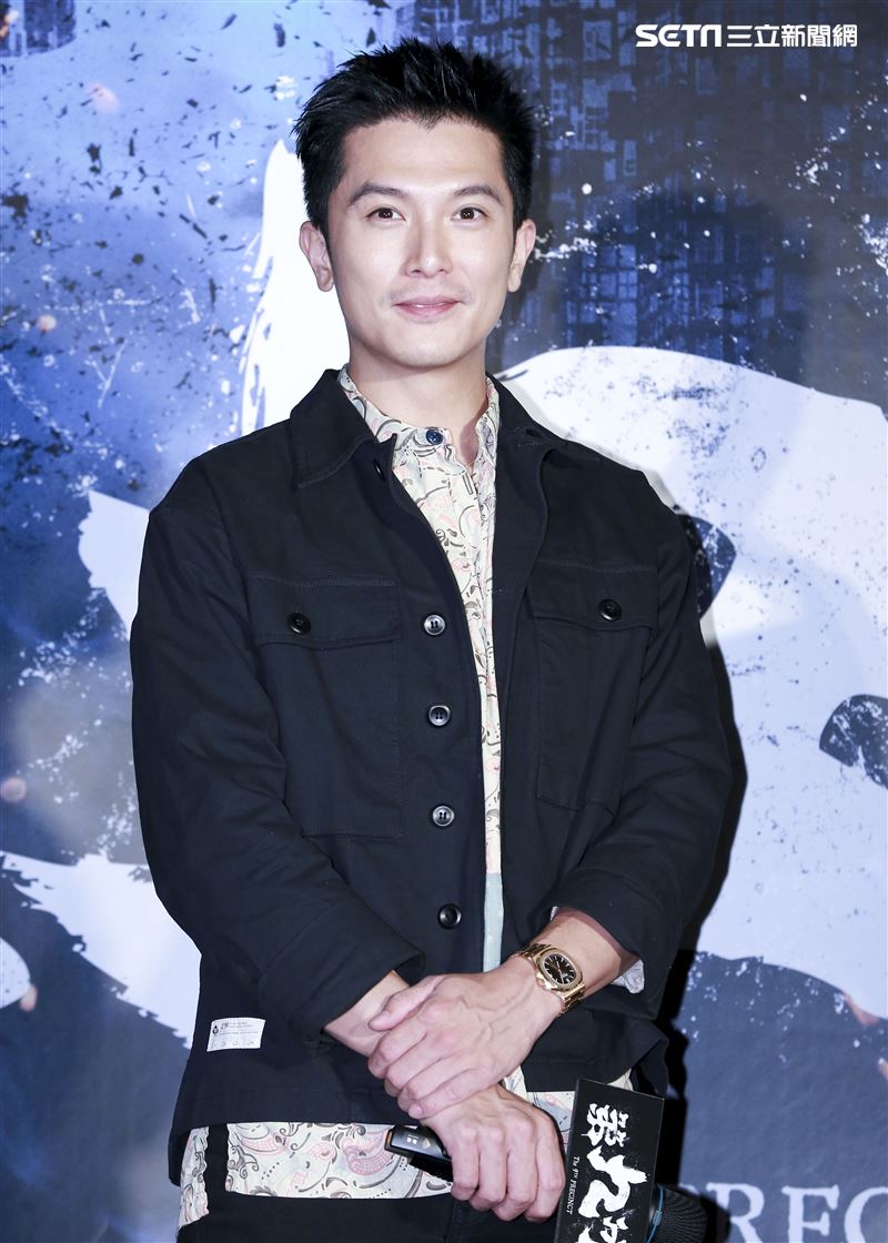 《第九分局》首映會，主演邱澤。（圖／記者林士傑攝影）