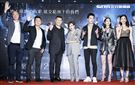 《第九分局》首映會，監製王鈞、導演王鼎霖、主演邱澤、溫貞菱、劉奕兒、楊雁雁、澎恰恰。（圖／記者林士傑攝影）