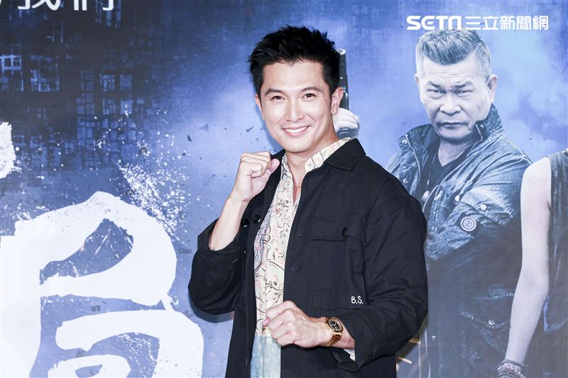 《第九分局》首映會，主演邱澤。（圖／記者林士傑攝影）