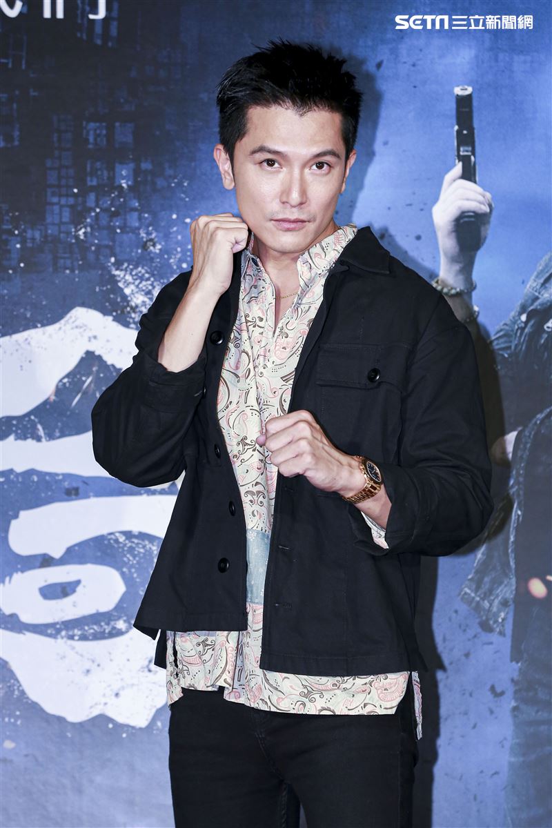 《第九分局》首映會，主演邱澤。（圖／記者林士傑攝影）