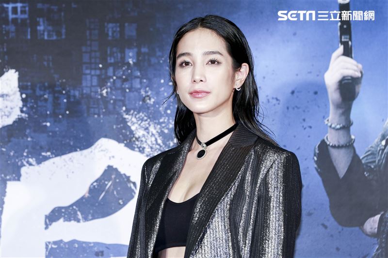 《第九分局》首映會，主演溫貞菱。（圖／記者林士傑攝影）