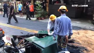 酒駕撞變電箱　熱油炸出！4千戶停電