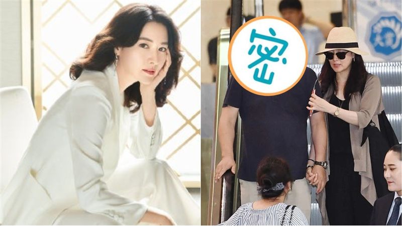 李英愛十指緊扣　低調富尪公開正面照