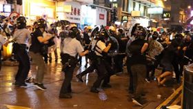 香港,反對修訂逃犯條例,警方,拘捕,依法處理(圖/中央社)