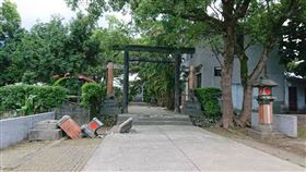 花蓮縣,新城神社,石燈籠倒塌,允諾,助修復(圖/花蓮縣文化局提供)中央社