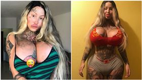 現今整形手術發達，不少人為了變美都會選擇在身上動刀，加拿大一名網紅瑪莉麥格倫（Mary Magdalene）也是如此，但她動了不只一兩次的整形手術，因為麥格倫對整形相當著迷，因此全身上下各部位幾乎都有動過刀。近日她更爆料自己還去整過下體，希望性器官能夠看起來更加完美，但在手術台上險些因血崩喪命，不過撿回一命的麥格倫仍不死心，表示自己還會再去動刀。（圖／翻攝自Mary Magdalene IG）