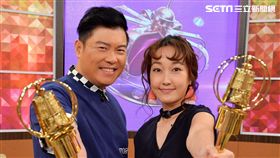 曾國城和巴鈺以衛視中文台「一袋女王」。衛視提供