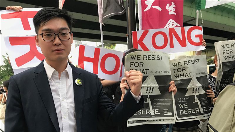 港獨陳浩天被捕　涉暴動及襲警遭扣留