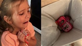 女兒任性丟新鉛筆盒　單親媽教育被13萬人推爆（圖／翻攝自Haley Hassell臉書）