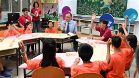 新北第一所實驗小學開學新北市忠山實驗小學30日正式開學，教育局長副局長黃靜怡表示，忠山實驗小學是新北市第一所學校型態實驗小學，代表開啟新北市實驗教育元年。（新北市教育局提供）中央社記者黃旭昇新北市傳真　108年8月30日