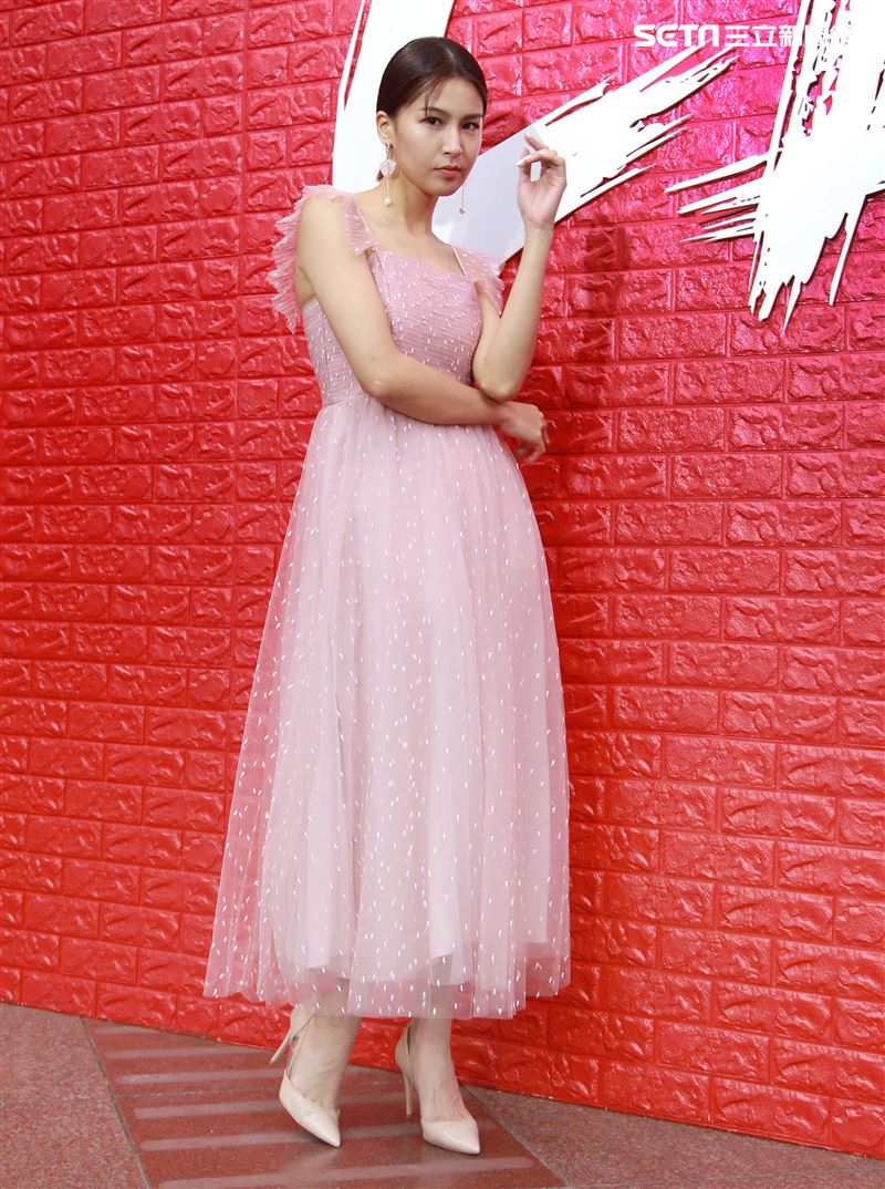 曾沛慈出席品牌化妝品發表會。（記者邱榮吉/攝影）