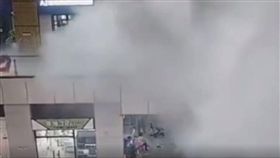 白鹿颱風,積水,商場,意外,死神,廣州,噴飛,