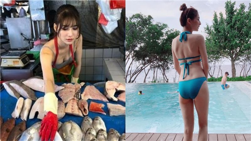 最美魚販秀美尻！一轉身真實身材現形