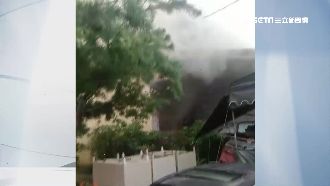 派出所鄰宅失火！員警靠滅火器立功