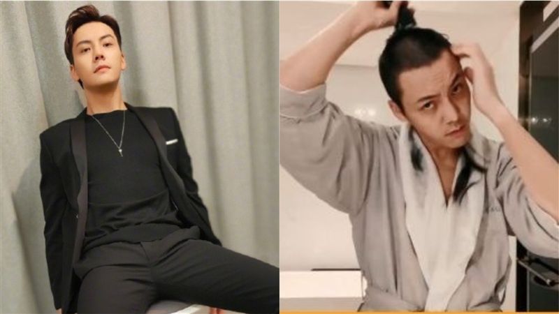33歲男星當眾剃髮　下手太重禿了