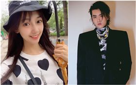 吳亦凡,鹿依Luna,秦牛正威（圖／翻攝自微博）