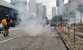 831反送中　港警施放催淚彈