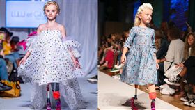 截肢,畸形,腓骨,模特兒,走秀,立志,殘疾,夢想,走秀,義肢,伸展台,紐約,美國, 圖／翻攝自臉書