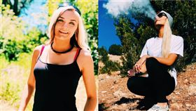 電子菸,肺,正妹,感染,菸油,甘油,四氫大麻酚,疾病,美國,猶他州　圖／翻攝自臉書