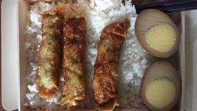 （圖／翻攝自PTT）便當,葫蘆,蝦捲,合理,客製化