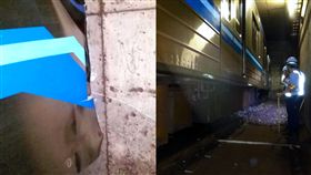 日本,橫濱,列車,出軌,睡著,工作,駕駛,撞牆,煞車,停駛,神奈川,出軌,打瞌睡 圖／翻攝自推特