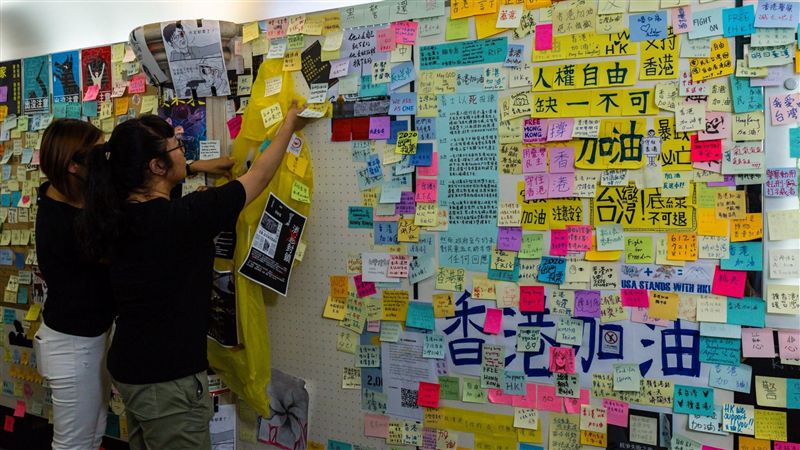 反送中／「連儂牆」結束　將遍地開花