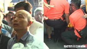 韓國瑜彰化跑宮廟　乩童當場昏倒退駕