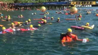 泳渡日月潭沒報名！心臟病史泳客送醫