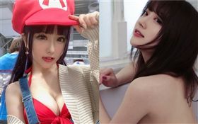 日本coser美女阿萌天（おもてちゃん）/扮演「靜香泡澡」。推特