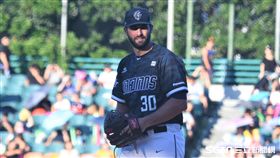 富邦悍將班華德。（資料圖／記者王怡翔攝影）