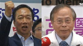 鴻海創辦人郭台銘、高雄醫學大學附設醫院院長侯明鋒（組合圖／資料照）