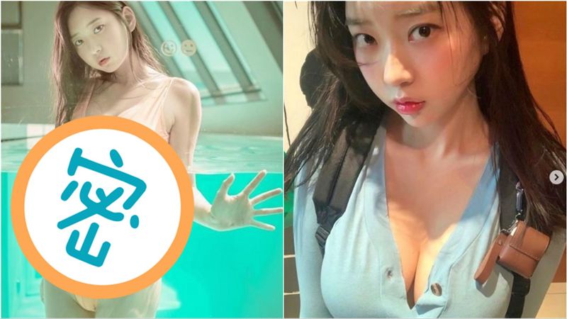 清純妹曬「中洞泳裝」！邪惡視角曝光