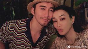 鍾麗緹、張倫碩（圖／翻攝自微博）