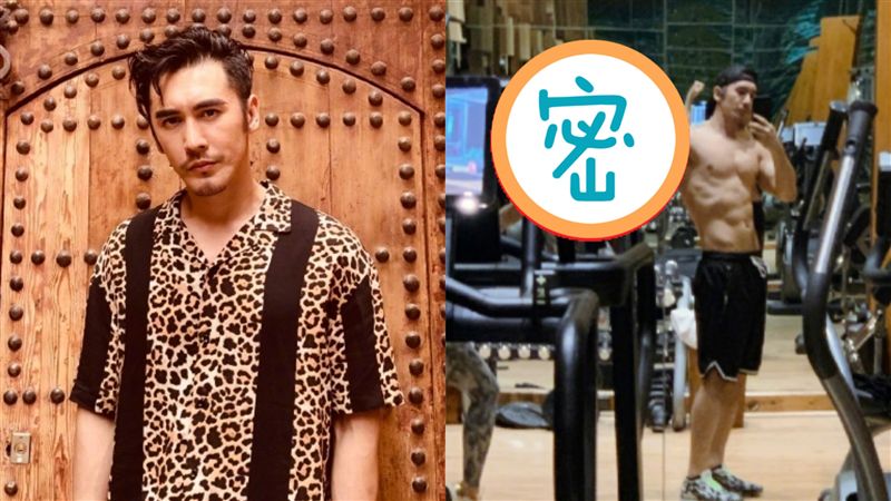 男星秀冰塊盒腹肌！鏡子倒影驚見小人