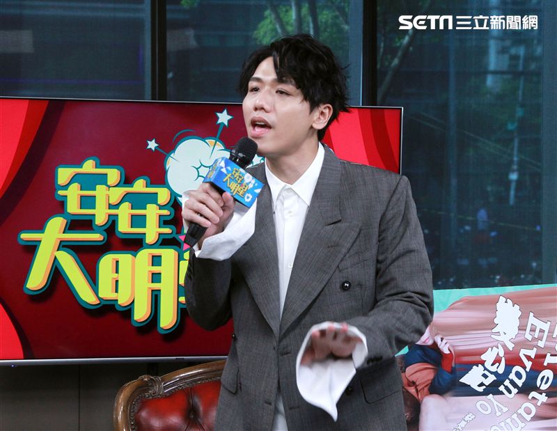 蔡旻佑安安大明星。（記者邱榮吉/攝影）