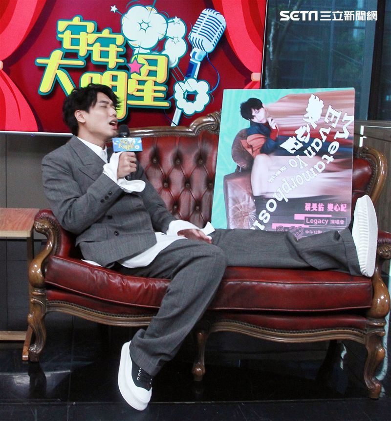 蔡旻佑安安大明星。（記者邱榮吉/攝影）