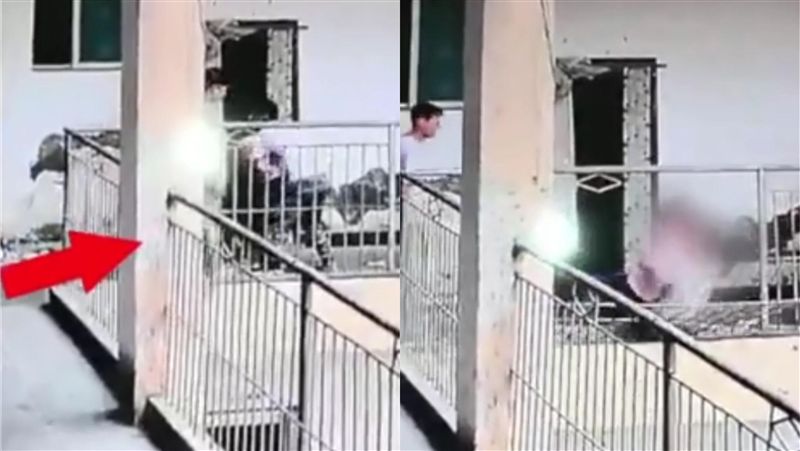 高一生5樓走廊打鬧！撞斷欄杆慘摔死