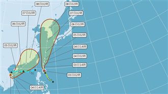 雙颱共舞！第14號颱風「劍魚」生成