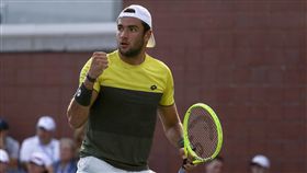 ▲貝雷蒂尼（Matteo Berrettini）闖進美網男單8強。（圖／美聯社）