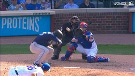 ▲小熊投手威克（Brad Wieck）彈指曲球軌跡超離奇。（圖／翻攝自MLB官網）