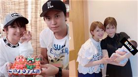 矢口真里、益若翼、梅田賢三(圖/翻攝自IG)