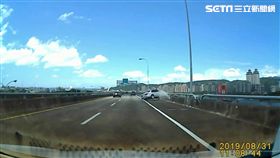 新北市，國道，汐五高架，自撞，失控，路肩，違規，