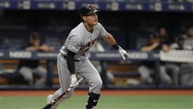 ▲張育成打進生涯首分打點。（圖／美聯社）