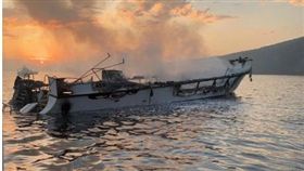 南加州聖克魯斯島,火燒船,概念號,沉沒,潛水船